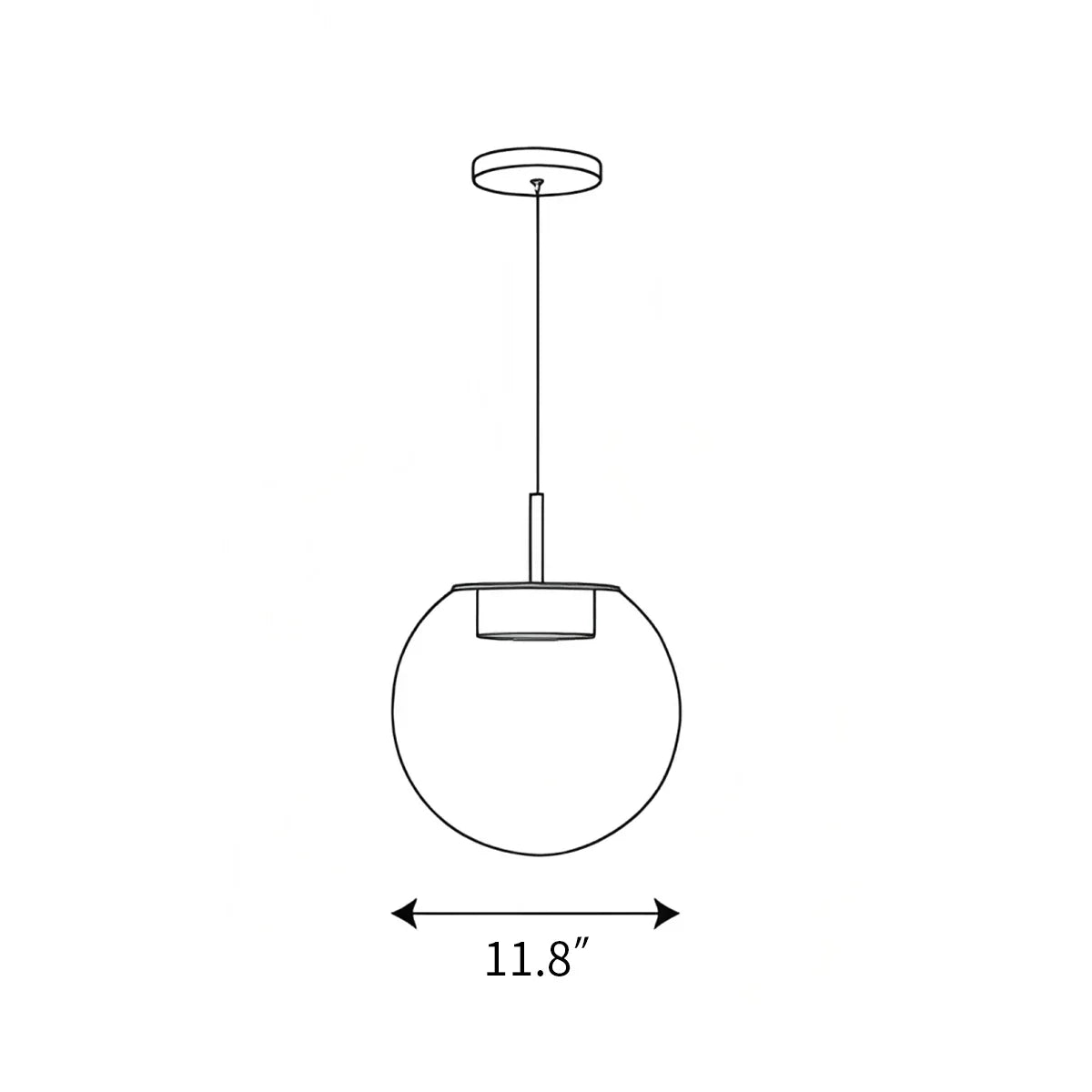 flairel Orbis Pendant Lamp for Dining Room