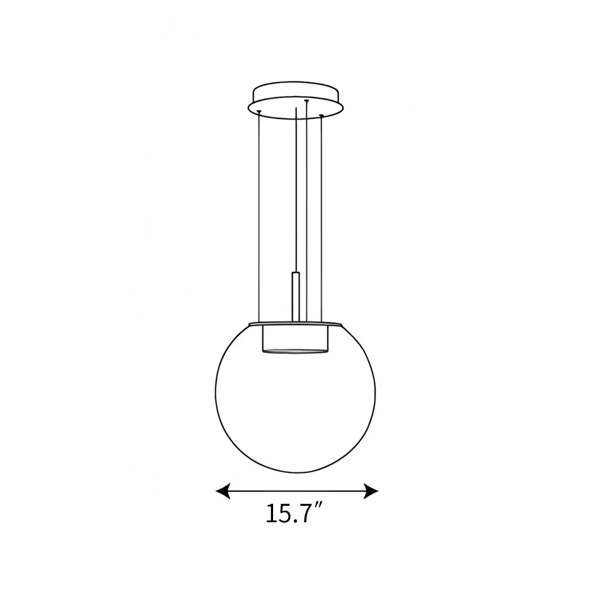 flairel Orbis Pendant Lamp for Dining Room