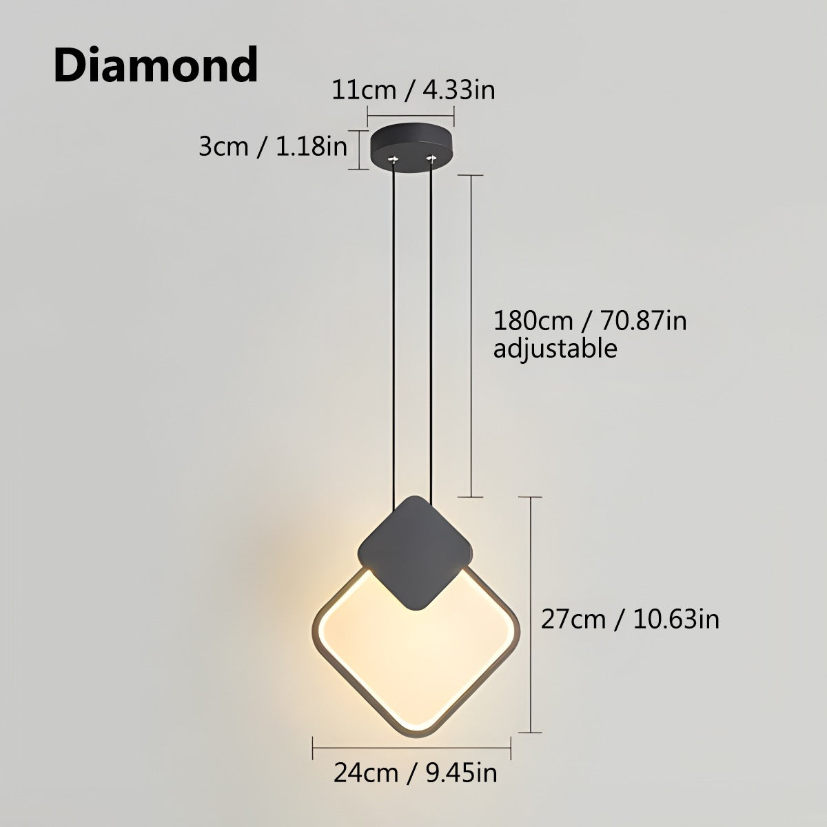 flairel Wilson Pendant Light for Dining Room Kitchen