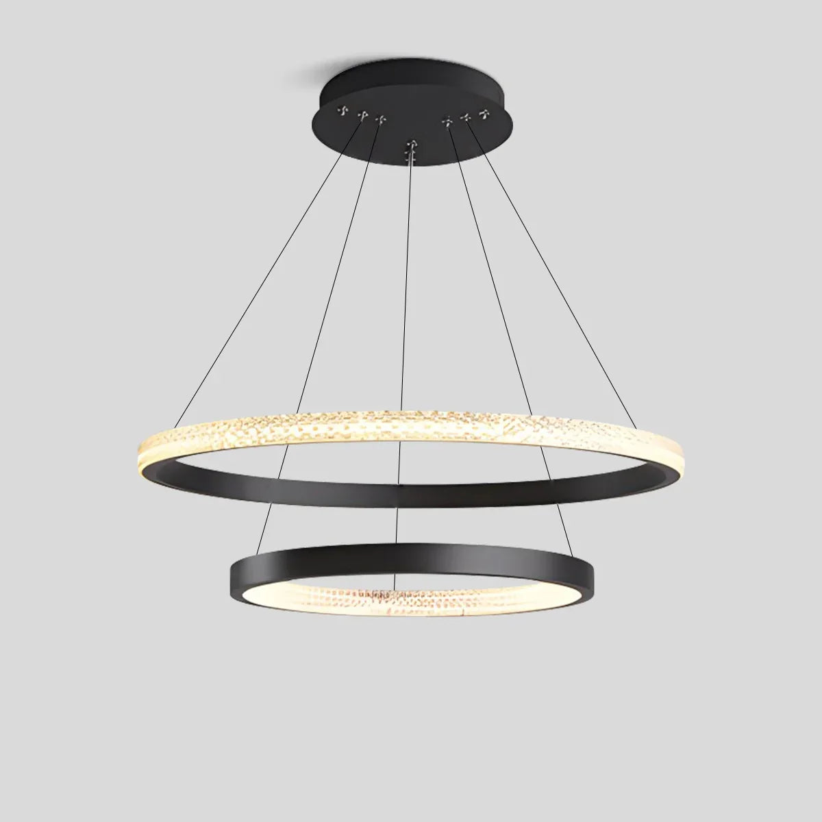 flairel Nordic Simple Ring Ceiling Chandelier