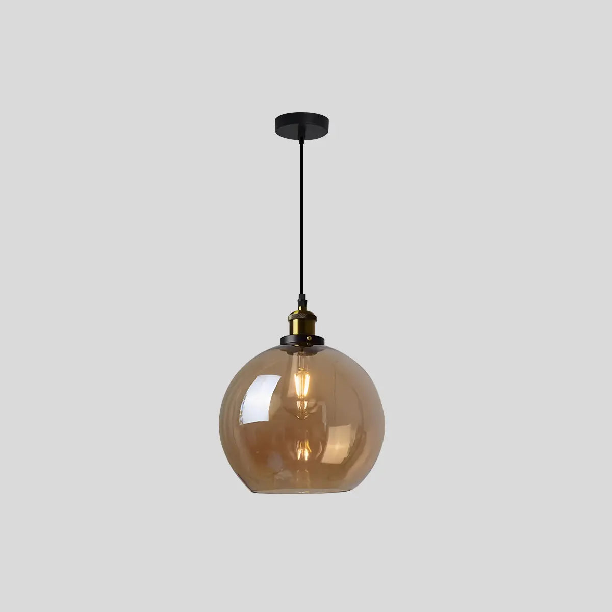 flairel Mabel Glass Pendant Light for Kitchen Island