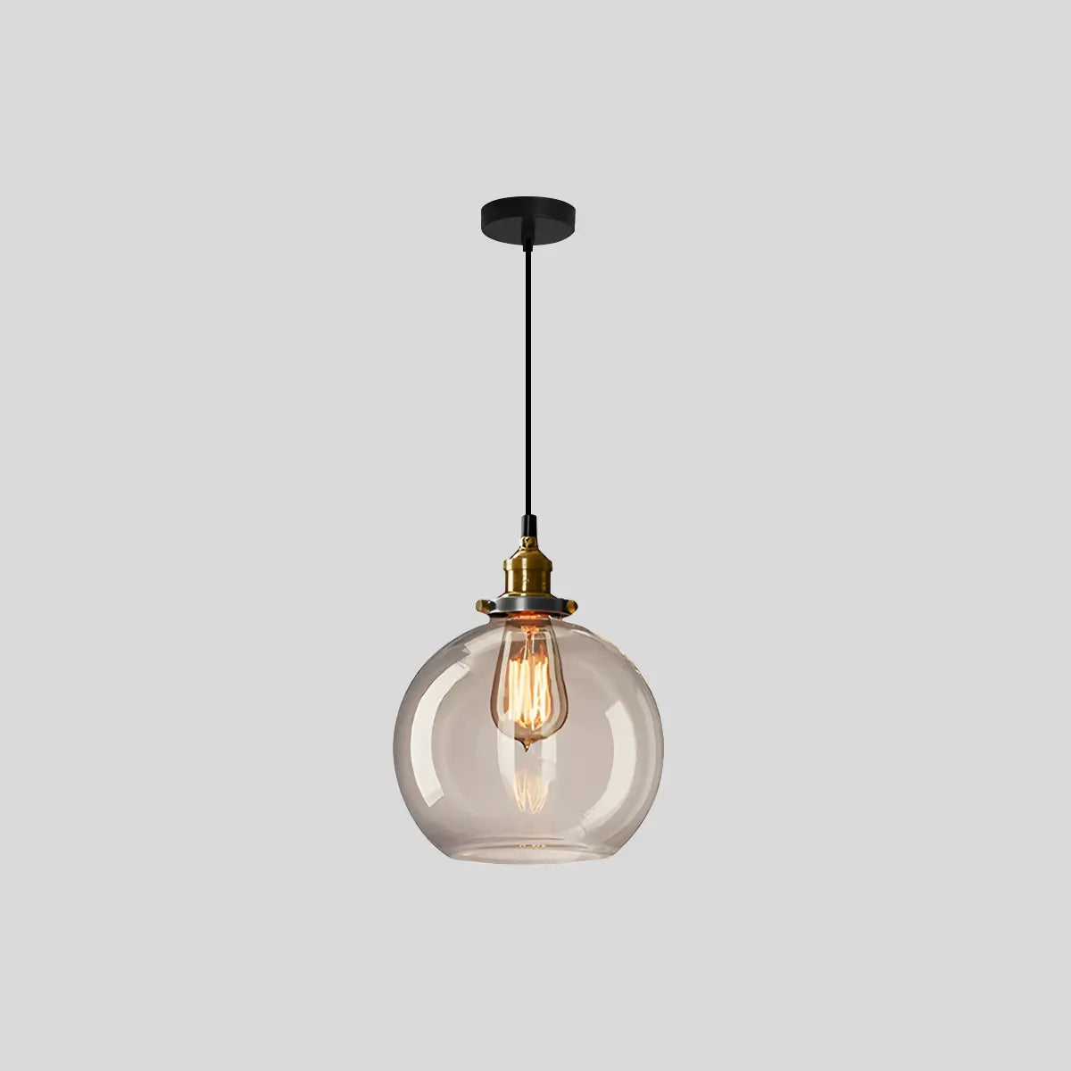 flairel Mabel Glass Pendant Light for Kitchen Island