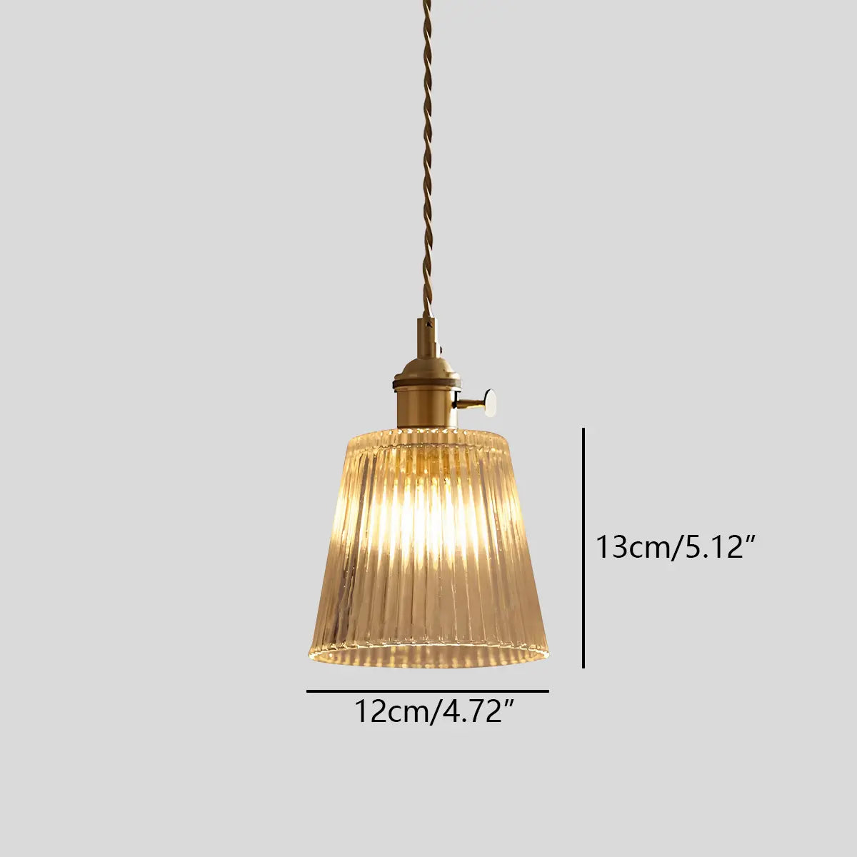 flairel Isabel Glass Pendant Light for Kitchen Island