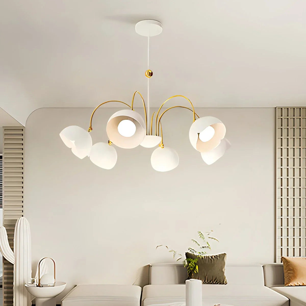 flairel French Flower Shaped Chandelier