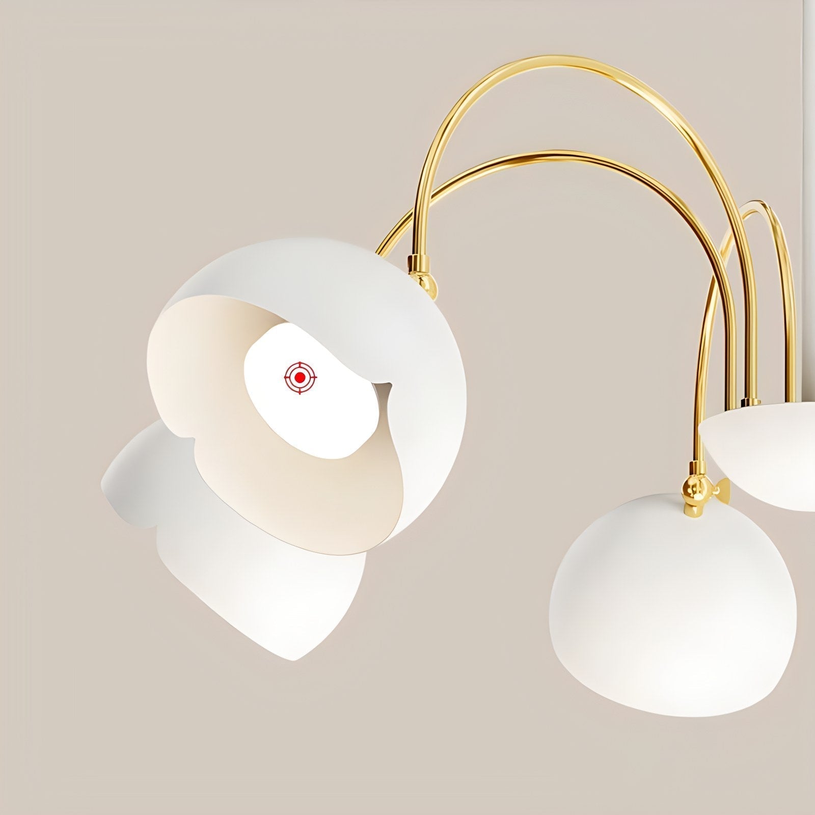 flairel French Flower Shaped Chandelier