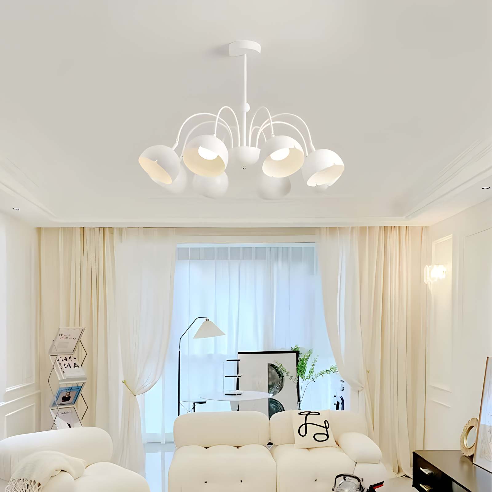 flairel French Flower Shaped Chandelier
