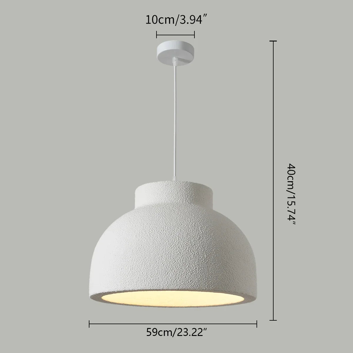 flairel Wabi Sabi Style Retro Pendant Light