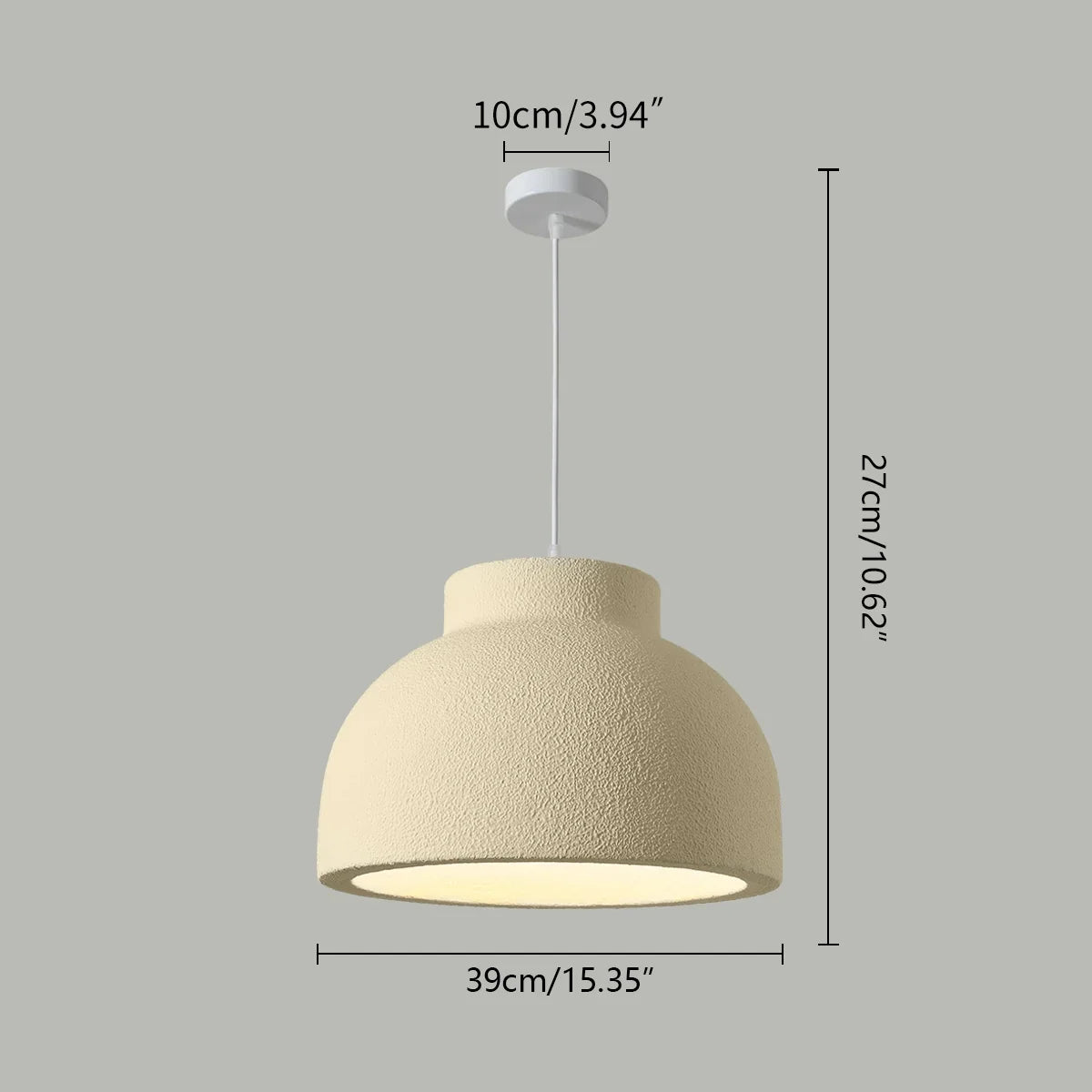flairel Wabi Sabi Style Retro Pendant Light