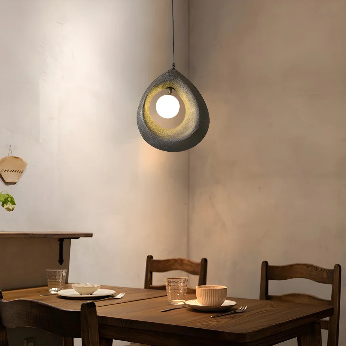 flairel Circular Wabi Sabi Pendant Light Modern Lighting