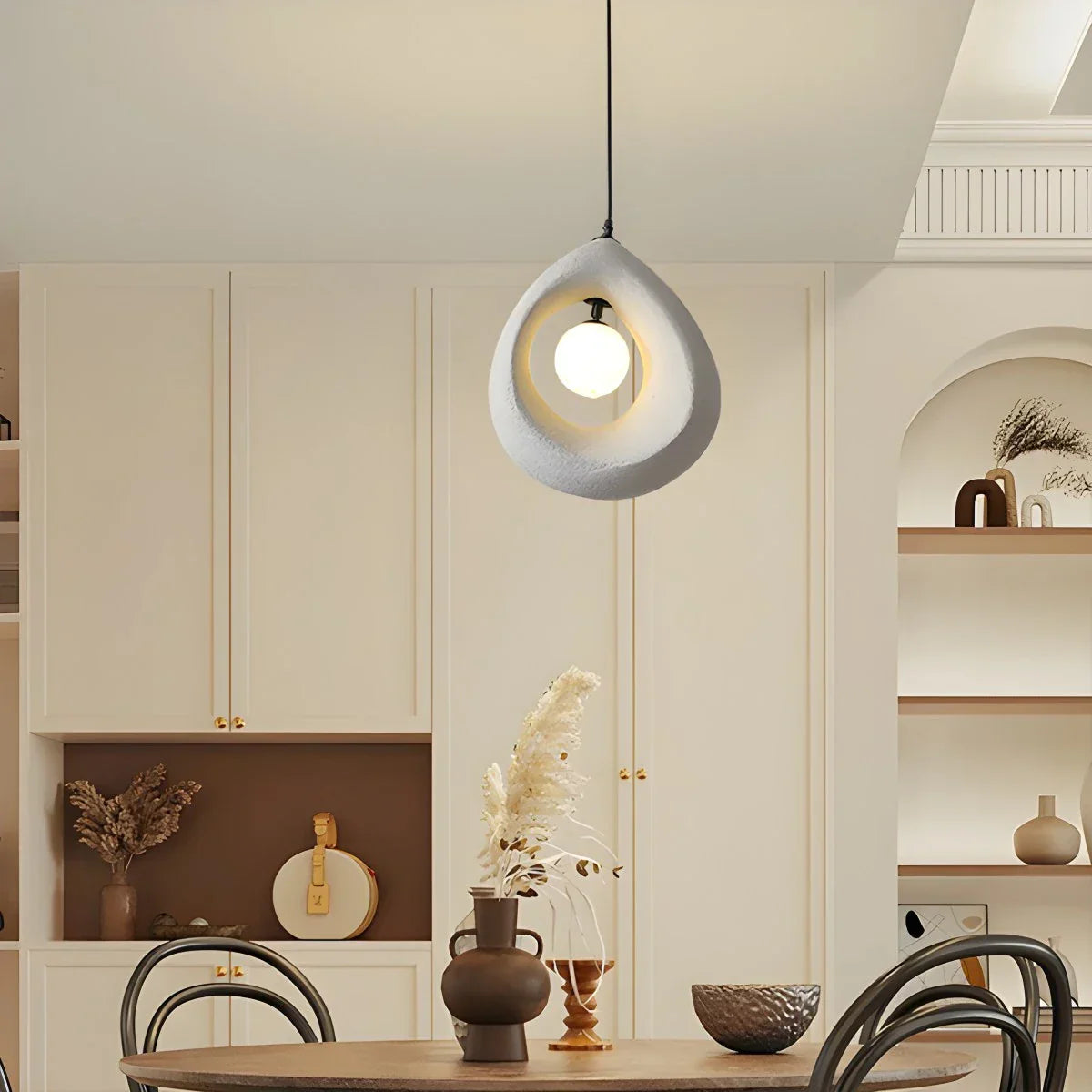 flairel Circular Wabi Sabi Pendant Light Modern Lighting