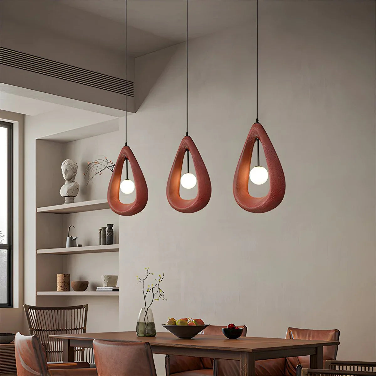 flairel Contemporary Creative Teardrop Orb Pendant Light