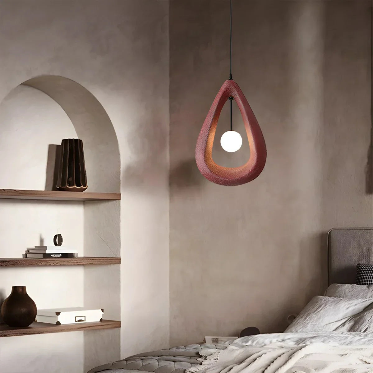 flairel Contemporary Creative Teardrop Orb Pendant Light