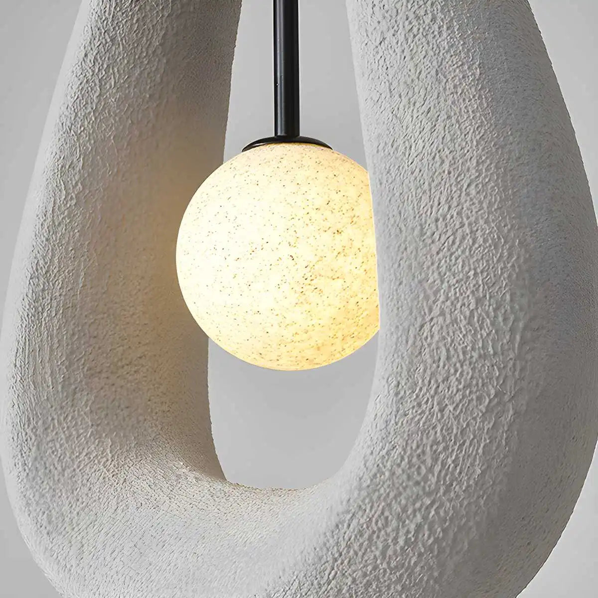 flairel Contemporary Creative Teardrop Orb Pendant Light