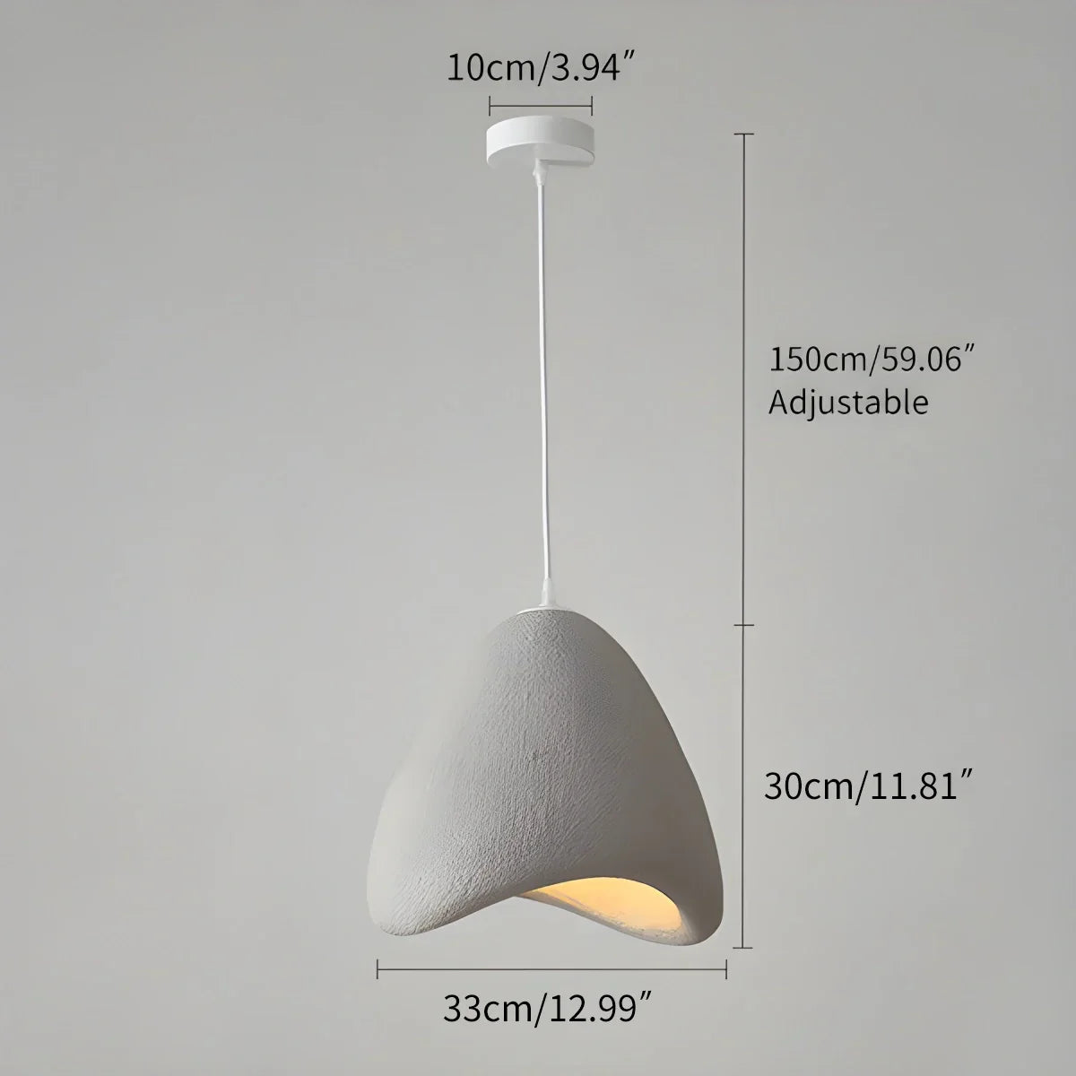 flairel Japanese Style Bird's Nest Shape Pendant Light