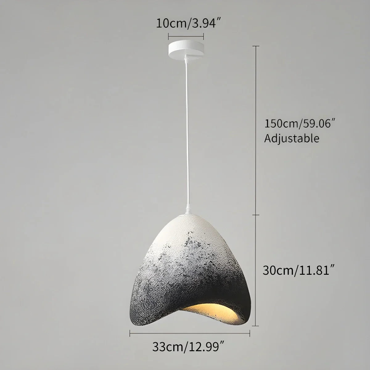 flairel Japanese Style Bird's Nest Shape Pendant Light