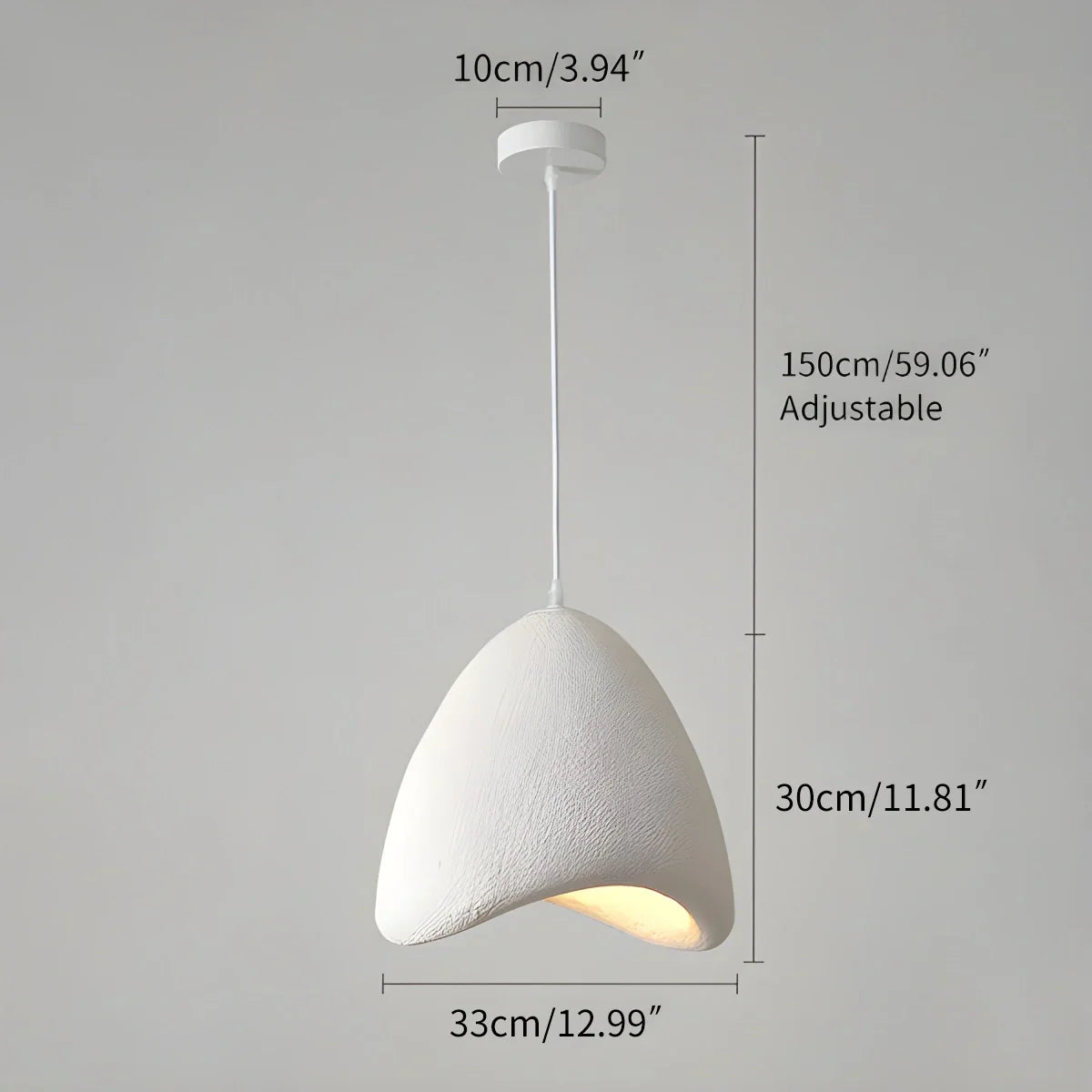 flairel Japanese Style Bird's Nest Shape Pendant Light
