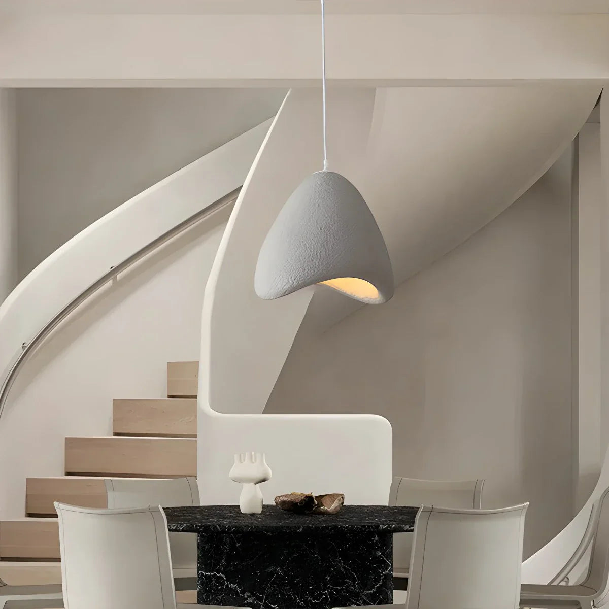 flairel Japanese Style Bird's Nest Shape Pendant Light