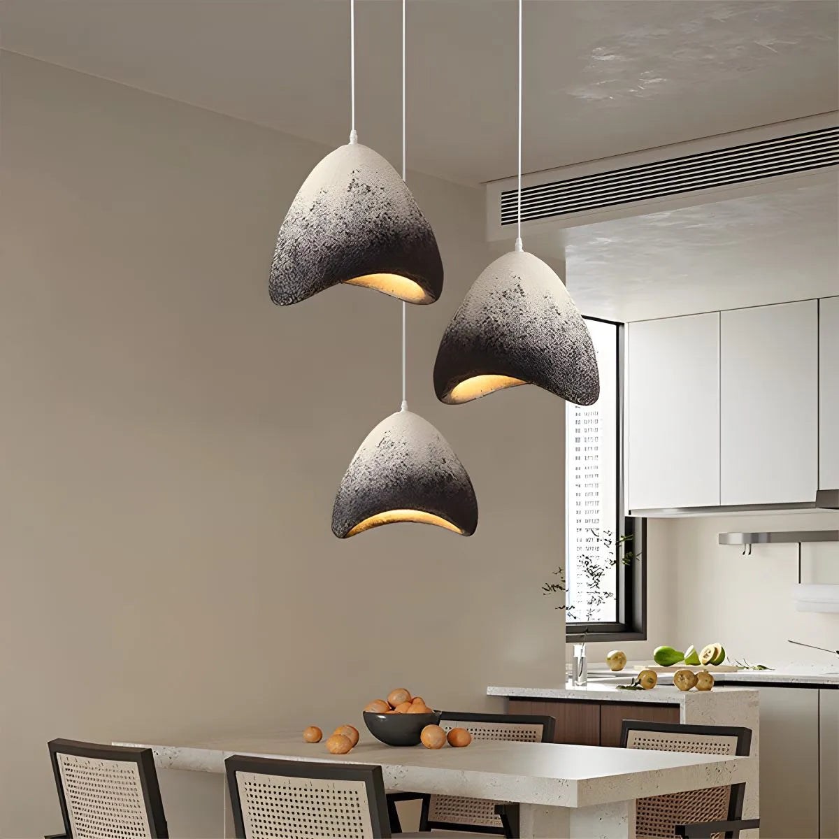 flairel Japanese Style Bird's Nest Shape Pendant Light