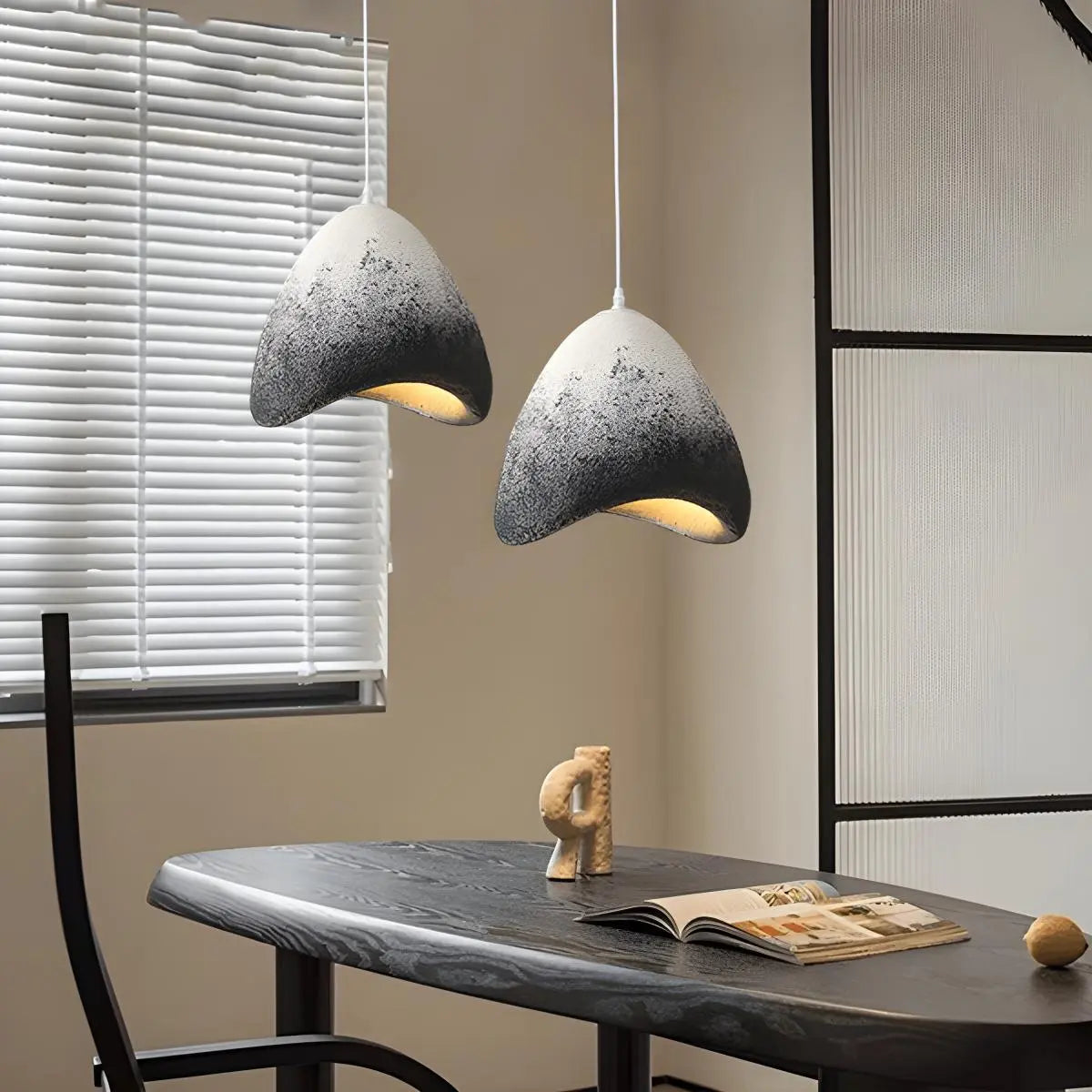 flairel Japanese Style Bird's Nest Shape Pendant Light