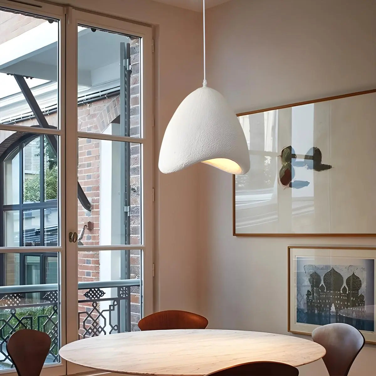 flairel Japanese Style Bird's Nest Shape Pendant Light