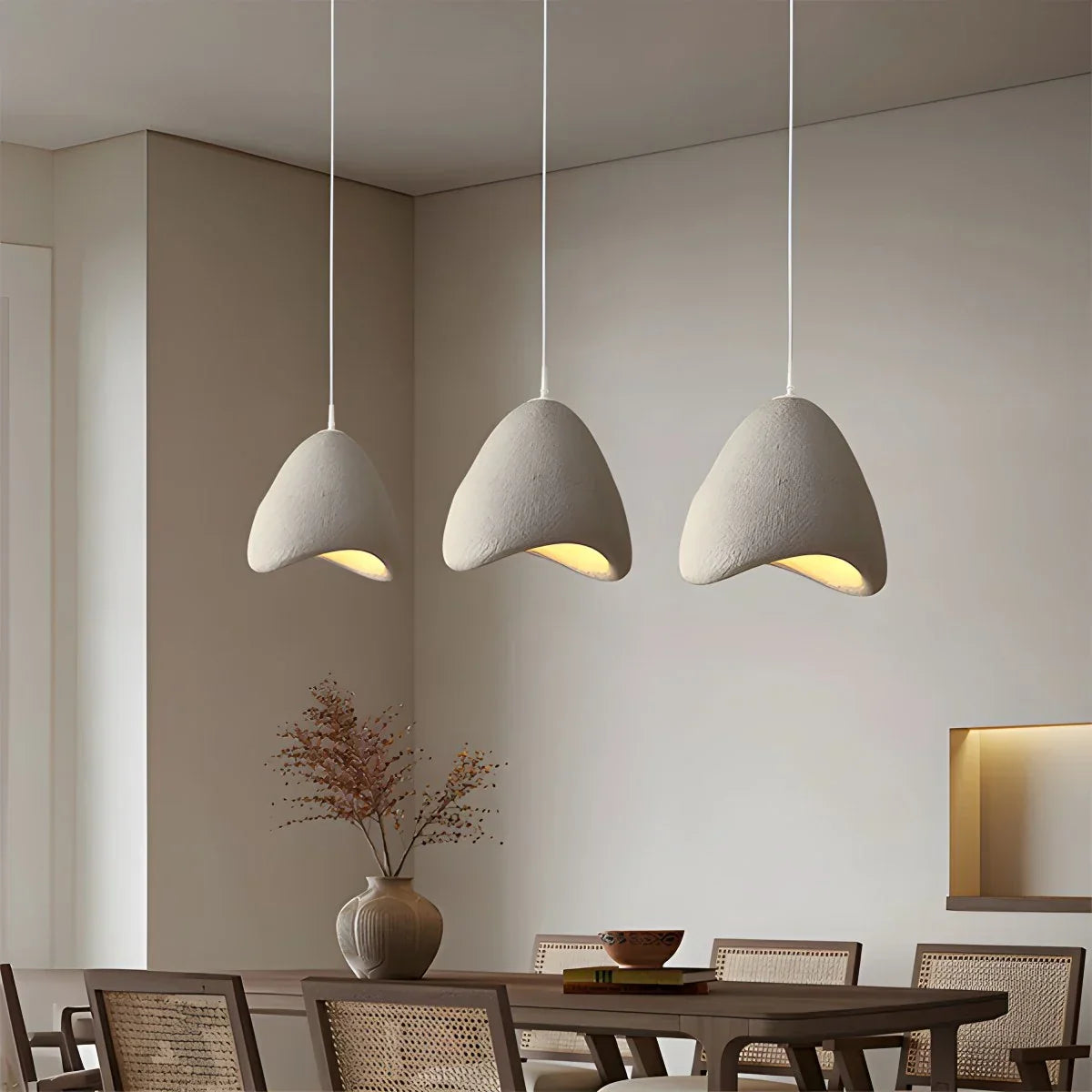 flairel Japanese Style Bird's Nest Shape Pendant Light