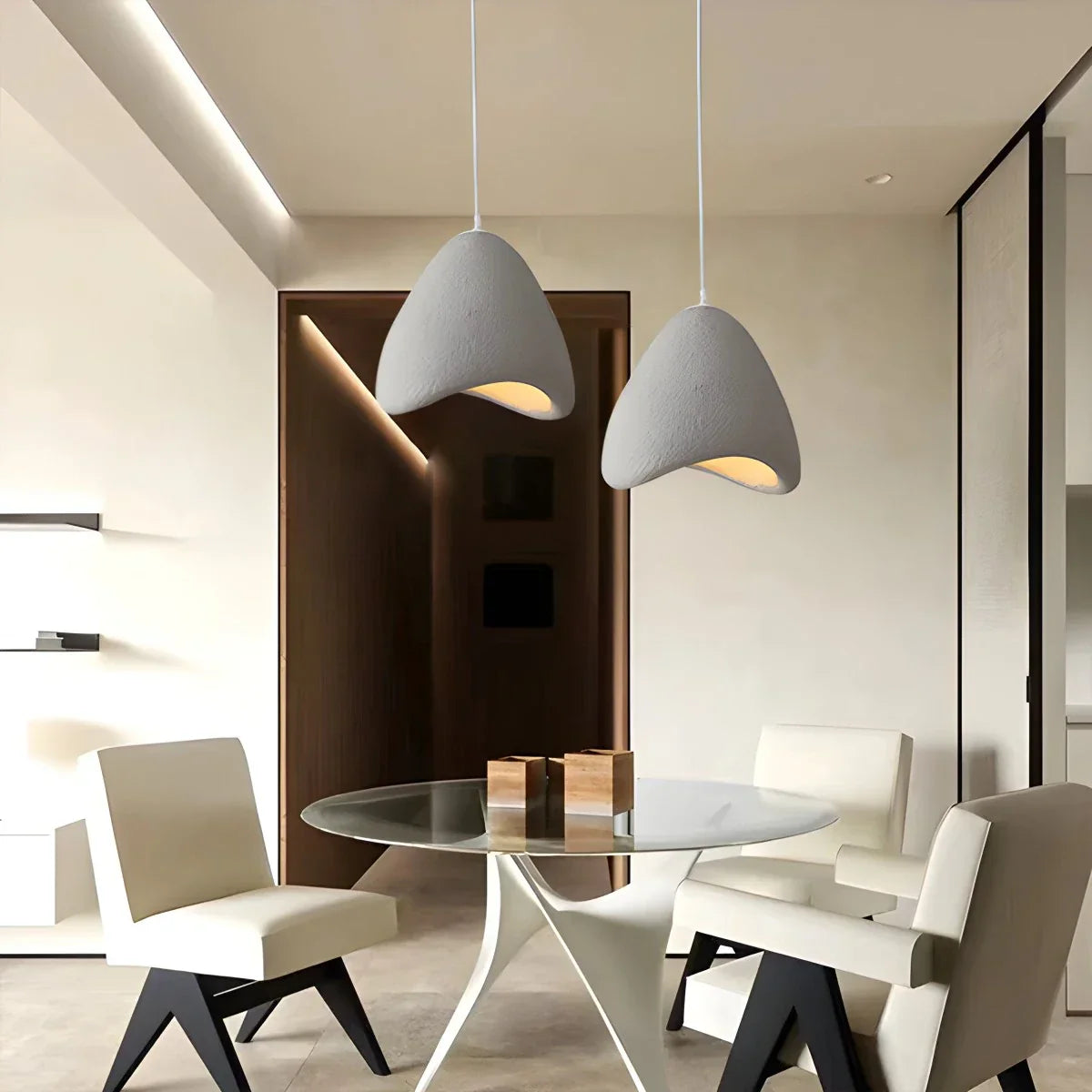flairel Japanese Style Bird's Nest Shape Pendant Light