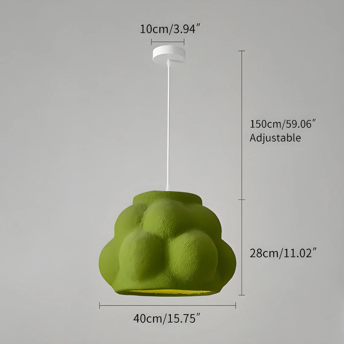 flairel Wabi Sabi Cloud Pendant Light for Living Room