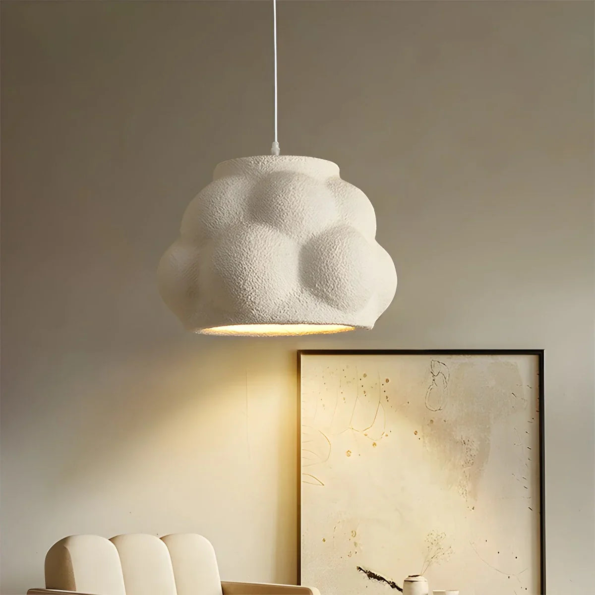 flairel Wabi Sabi Cloud Pendant Light for Living Room