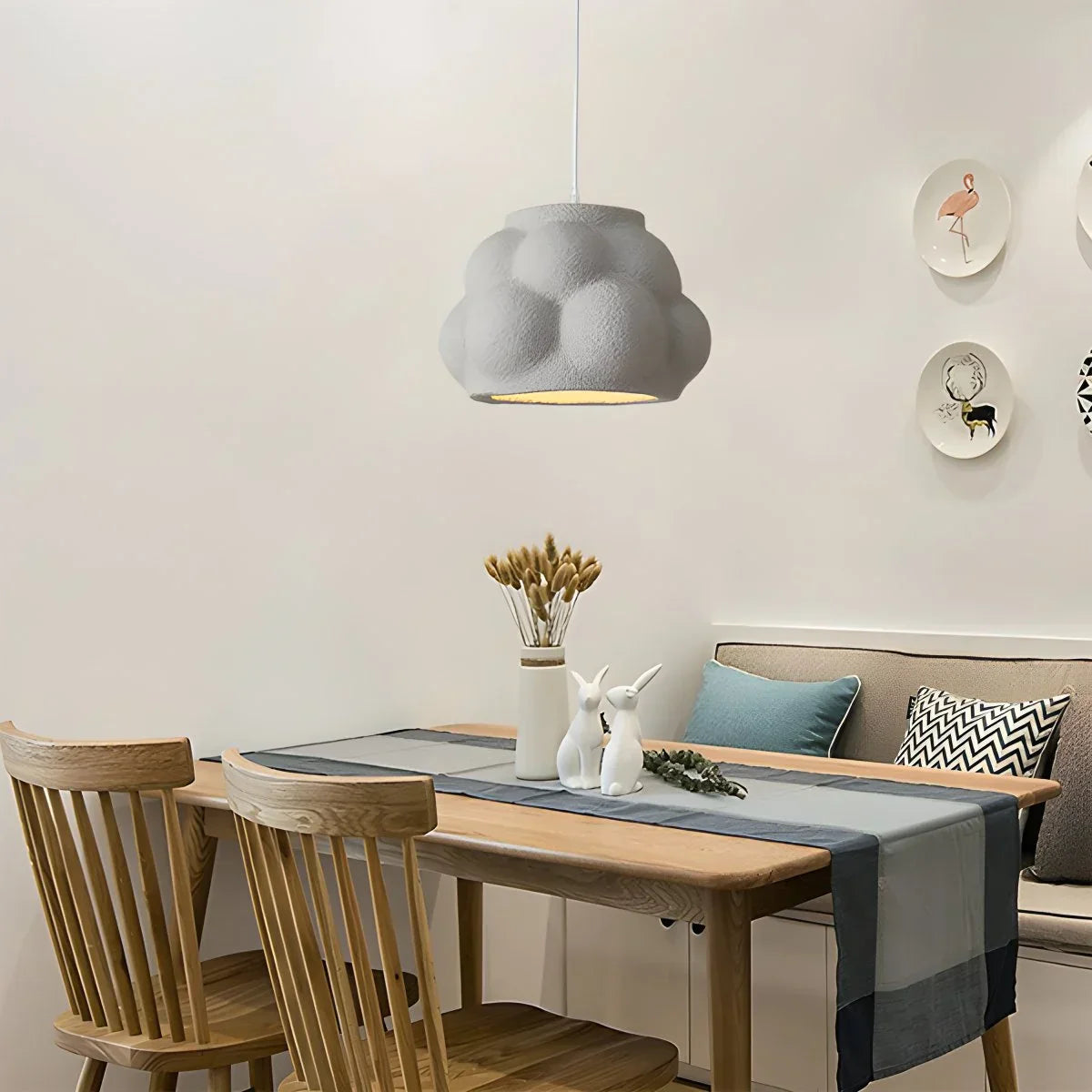 flairel Wabi Sabi Cloud Pendant Light for Living Room