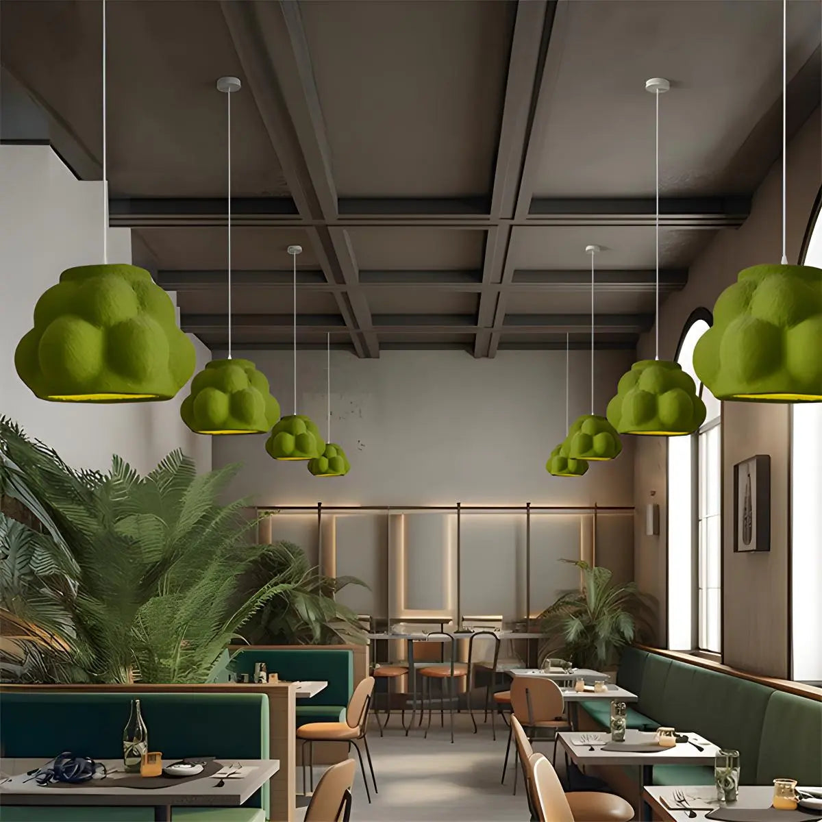 flairel Wabi Sabi Cloud Pendant Light for Living Room