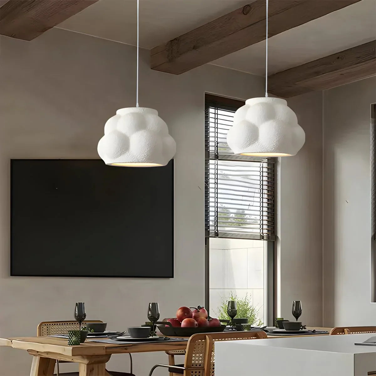flairel Wabi Sabi Cloud Pendant Light for Living Room