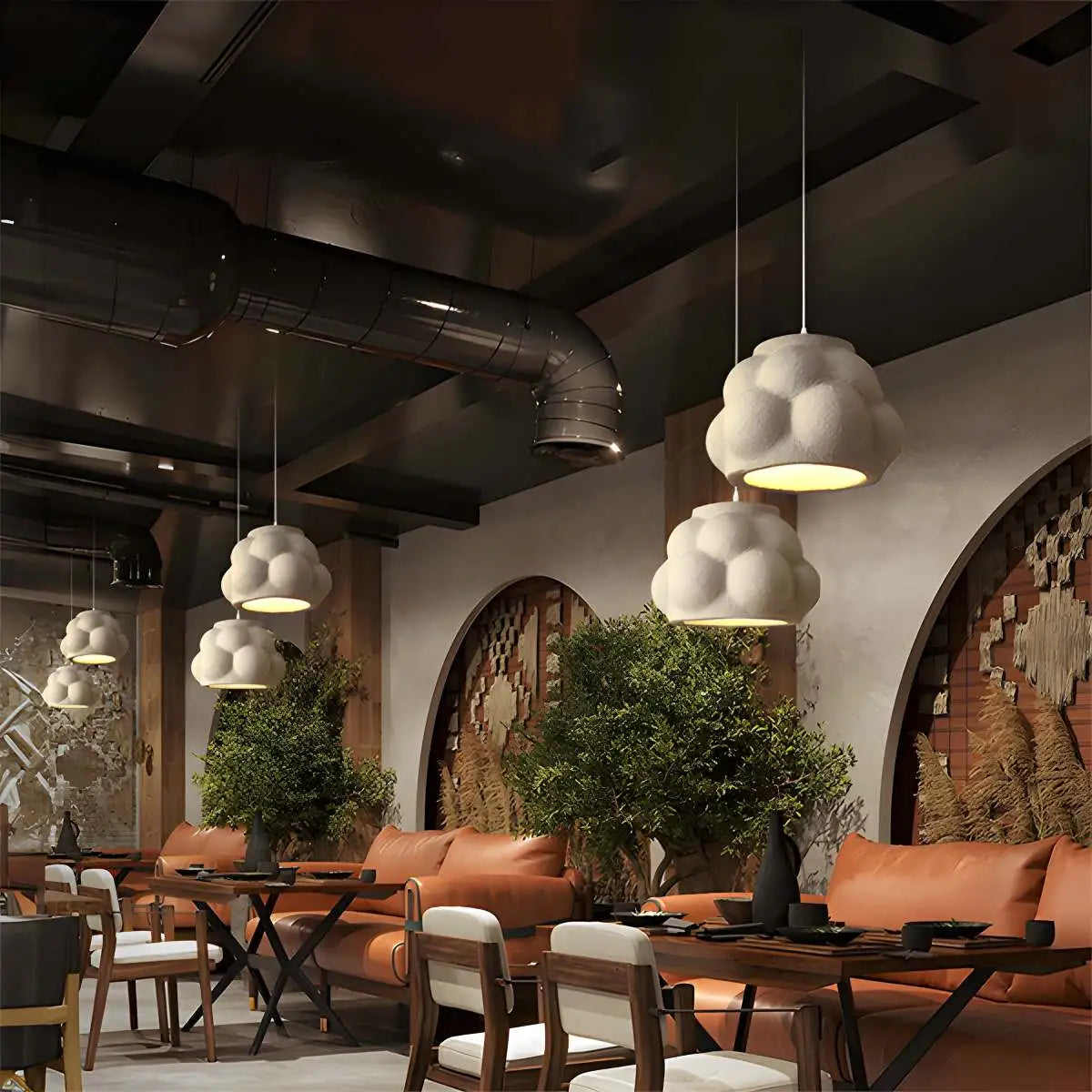 flairel Wabi Sabi Cloud Pendant Light for Living Room
