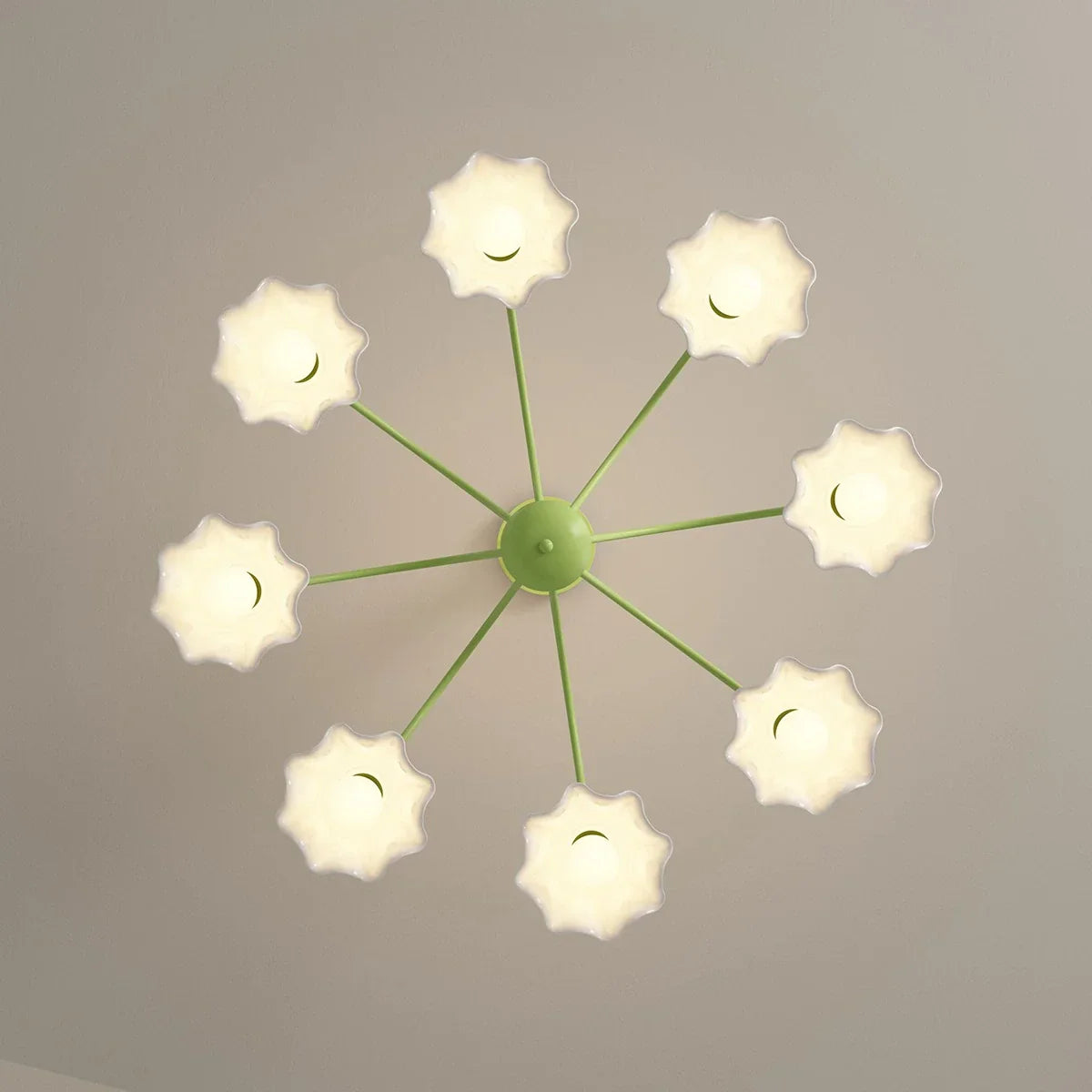 flairel French Pastoral Style Flower Chandelier