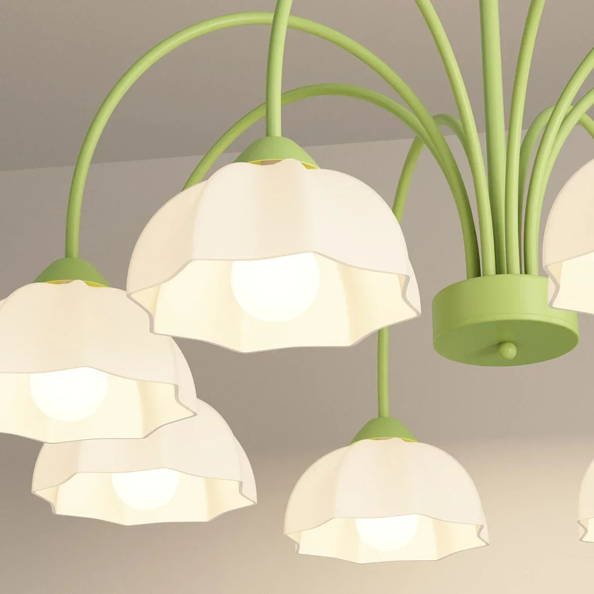 flairel Nordic Modern Light Luxury Flower Chandelier