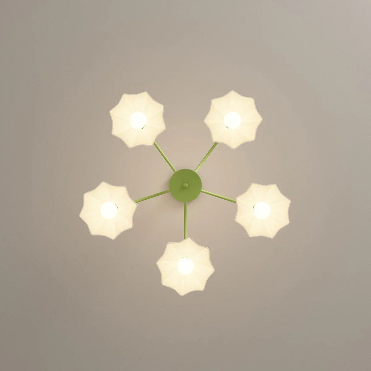 flairel Nordic Modern Light Luxury Flower Chandelier