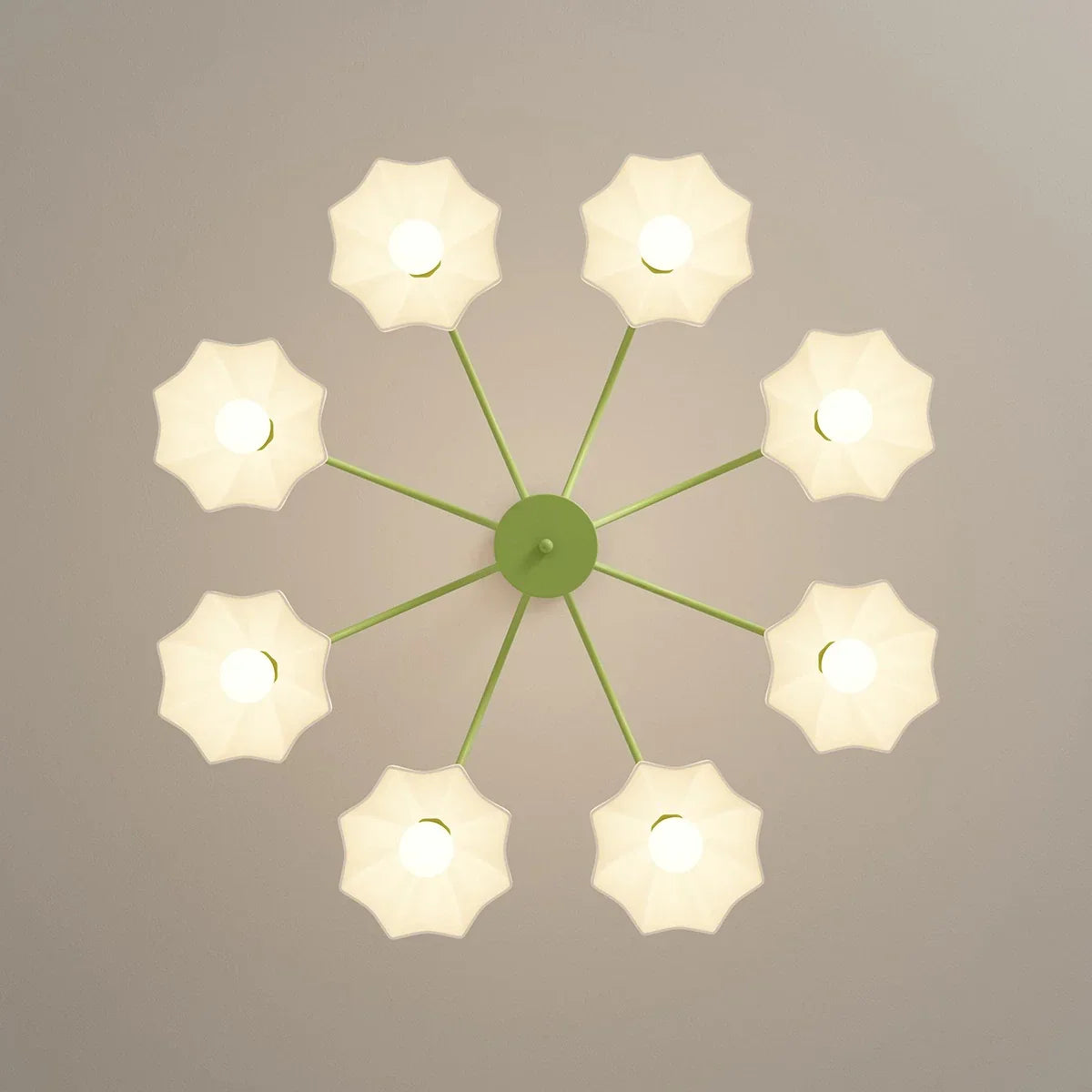 flairel Nordic Modern Light Luxury Flower Chandelier