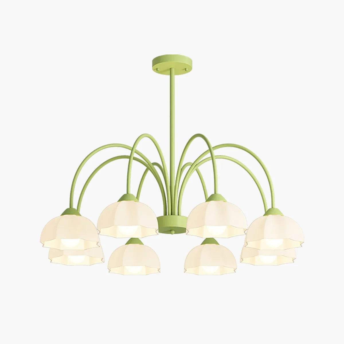 flairel Nordic Modern Light Luxury Flower Chandelier