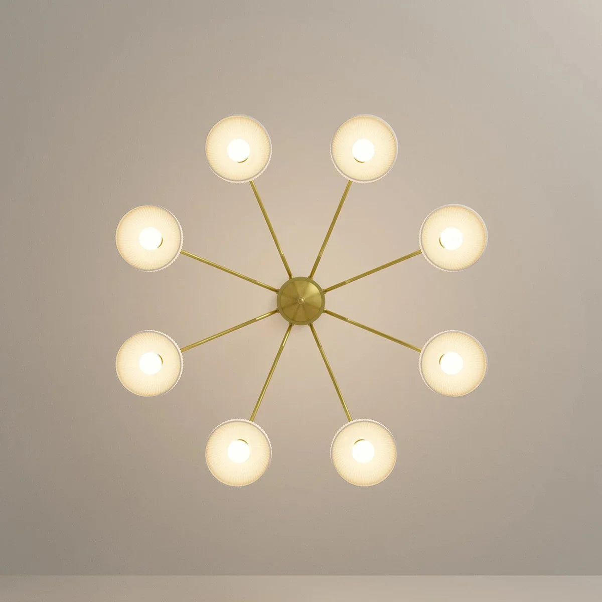 flairel French Pastoral Living Room Chandelier