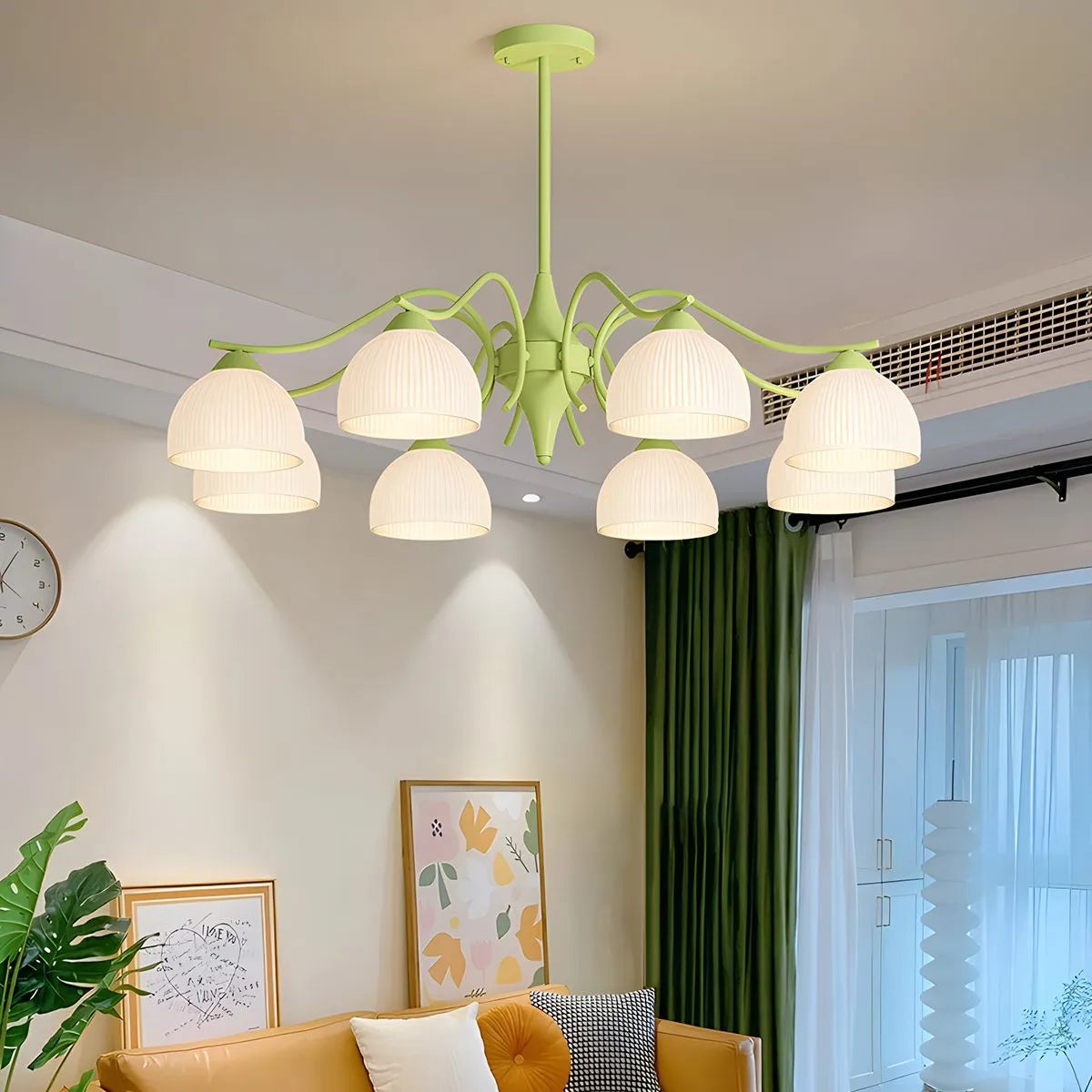 flairel French Pastoral Living Room Chandelier