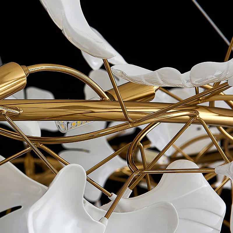 flairel Ginkgo Chandelier-C Hanging Light Fixtures