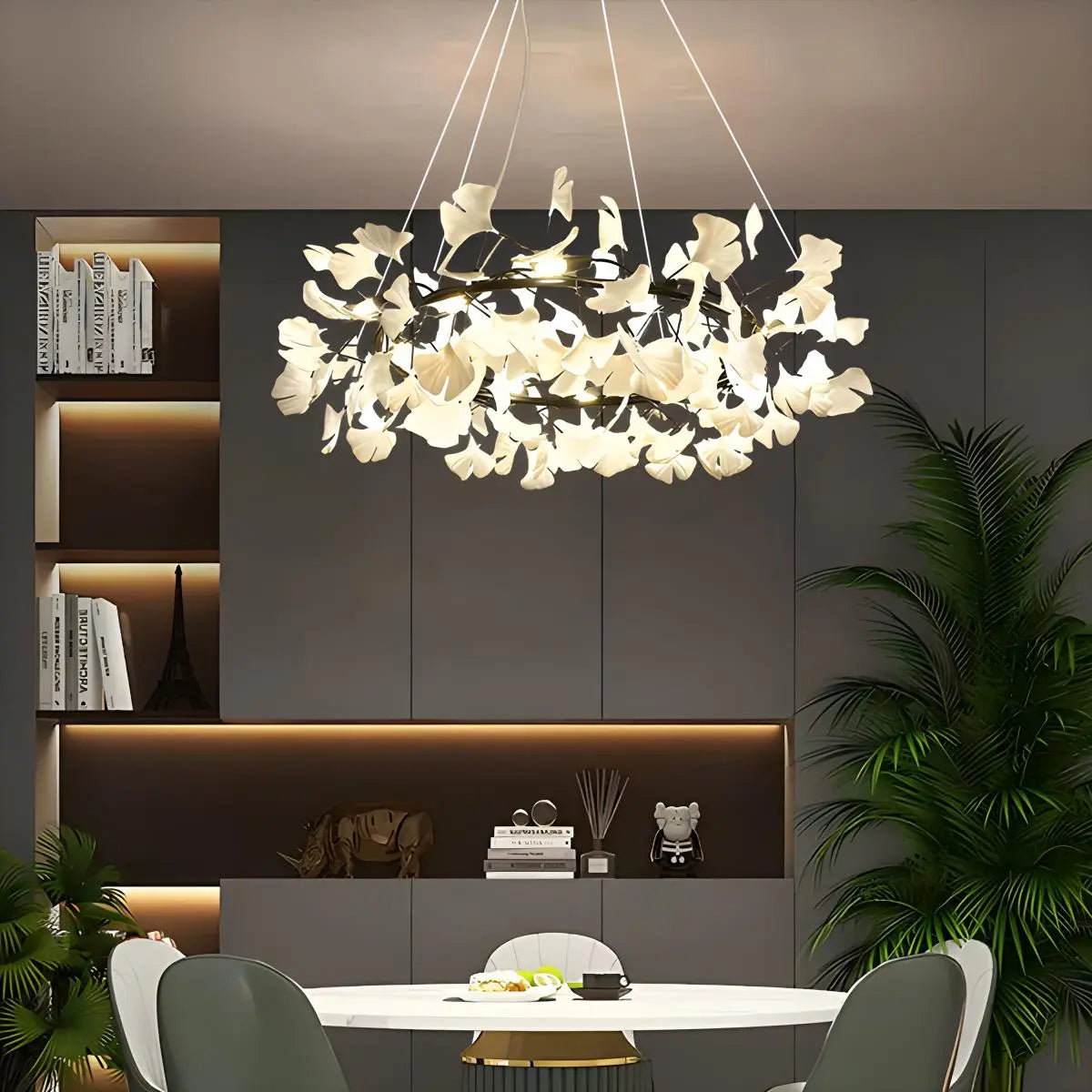 flairel Ginkgo Chandelier-C Hanging Light Fixtures