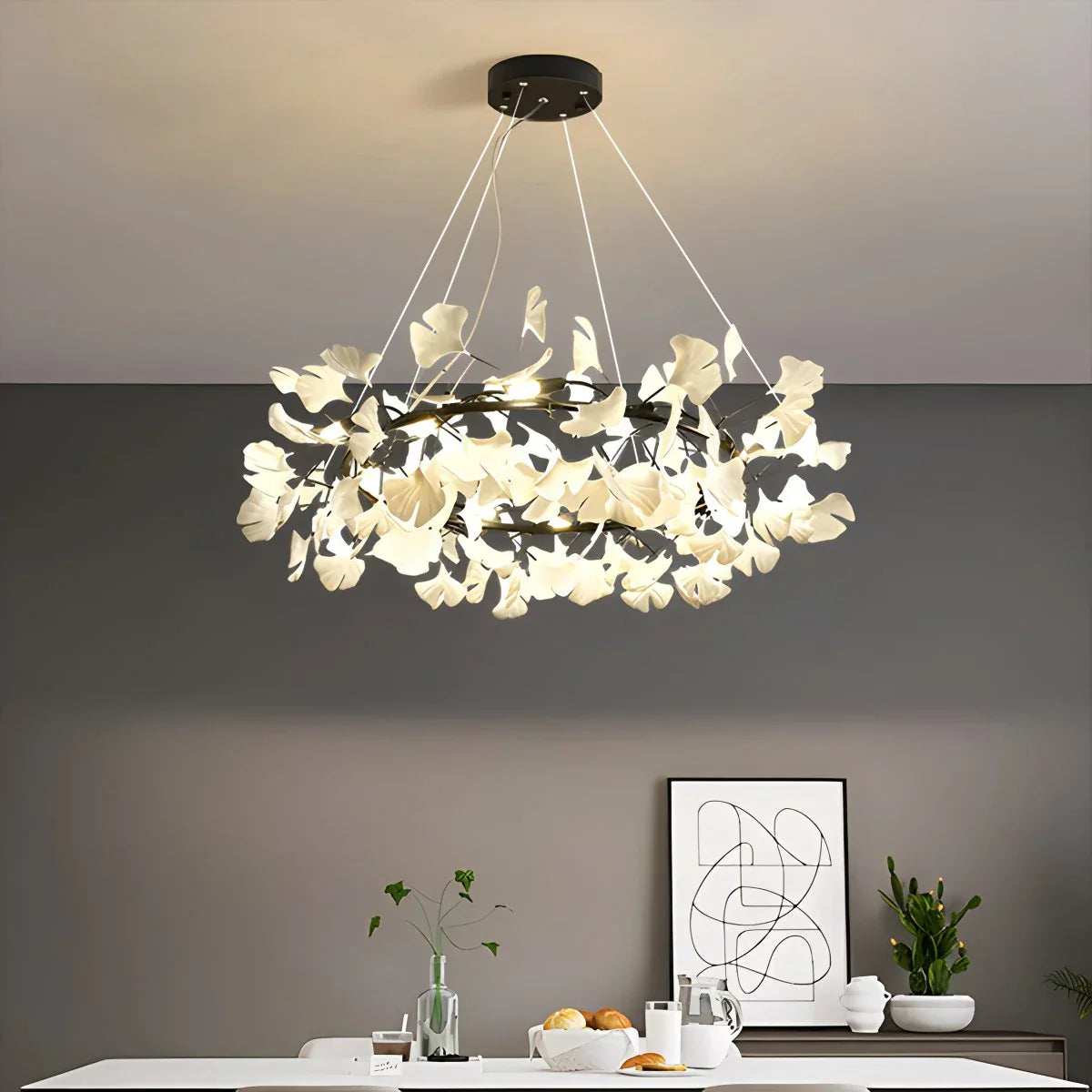 flairel Ginkgo Chandelier-C Hanging Light Fixtures