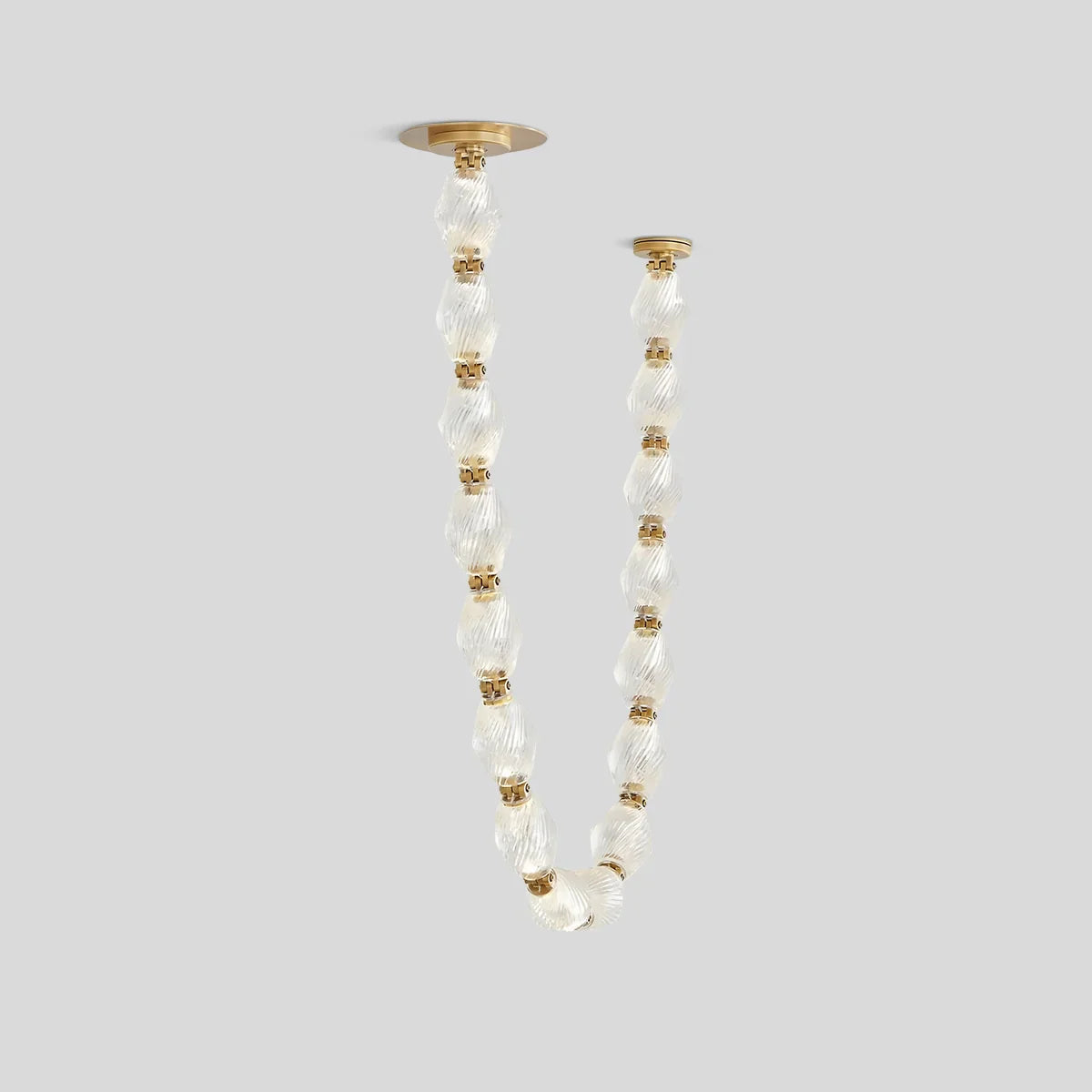 flairel Zypheria Art Deco Czech Glass Beaded Chandelier