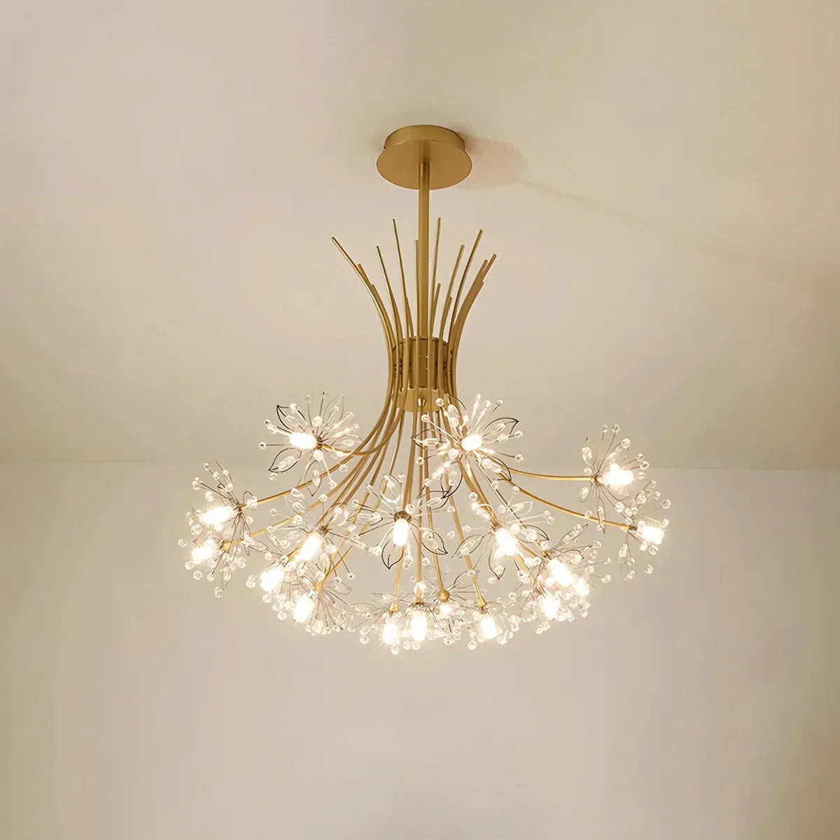 flairel Gypsophila Bouquet Crystal Chandelier