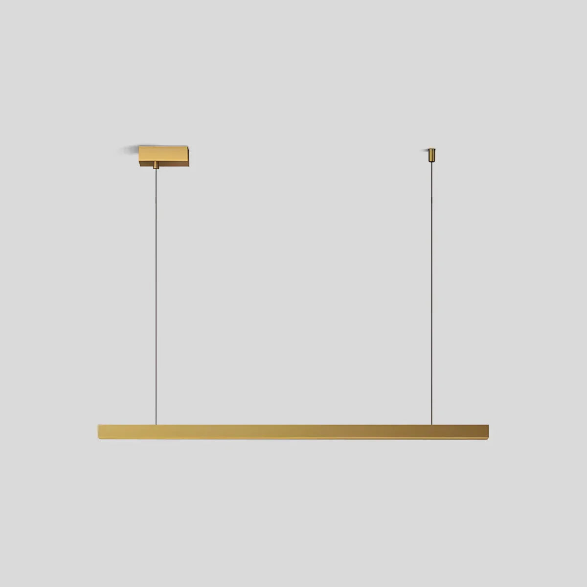 flairel All Copper Minimalist Chandelier for Dining & Living Rooms