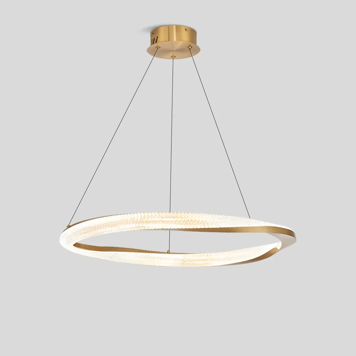 flairel Modern Simple Mobius Circle Chandelier