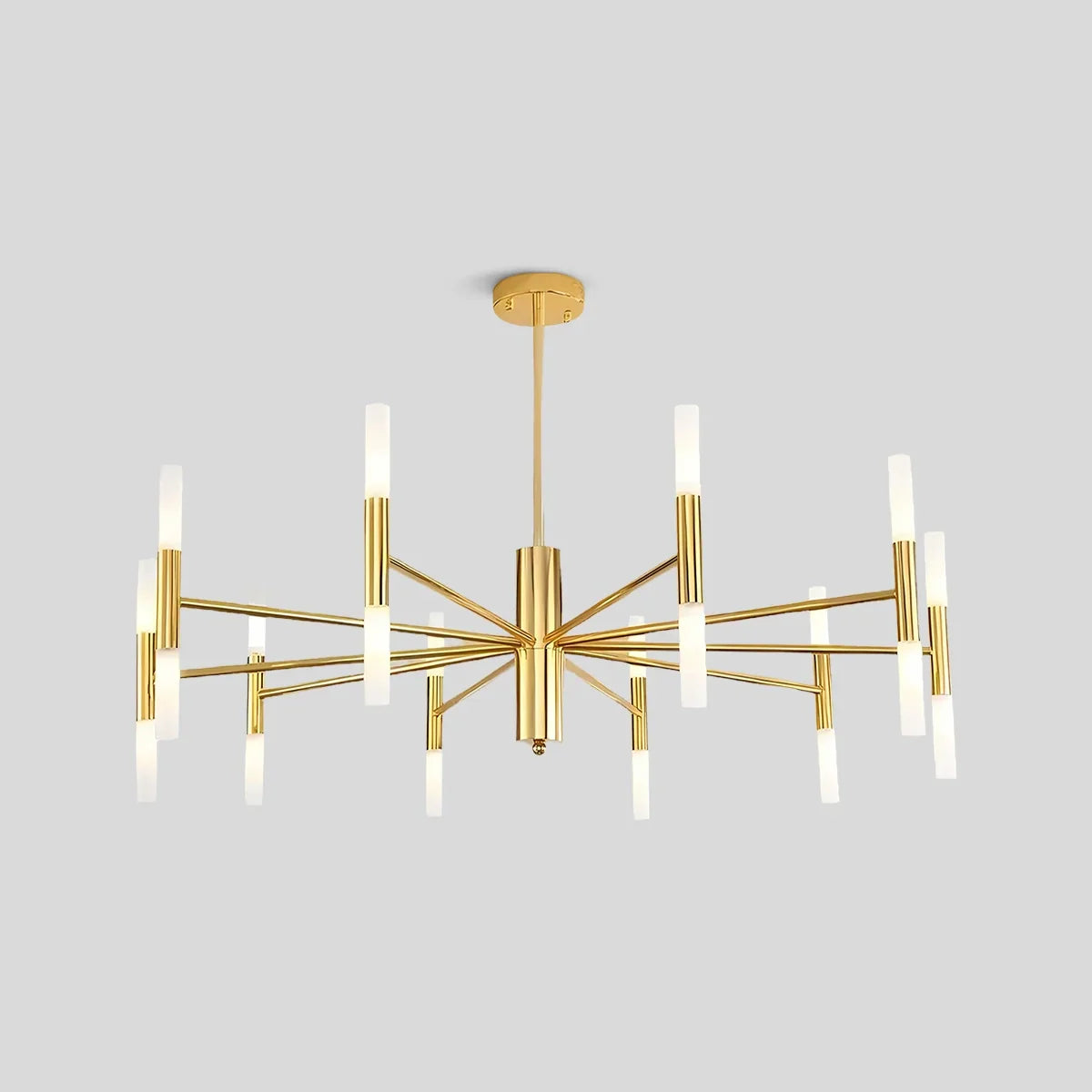 flairel Adjustable Round Tube Chandelier