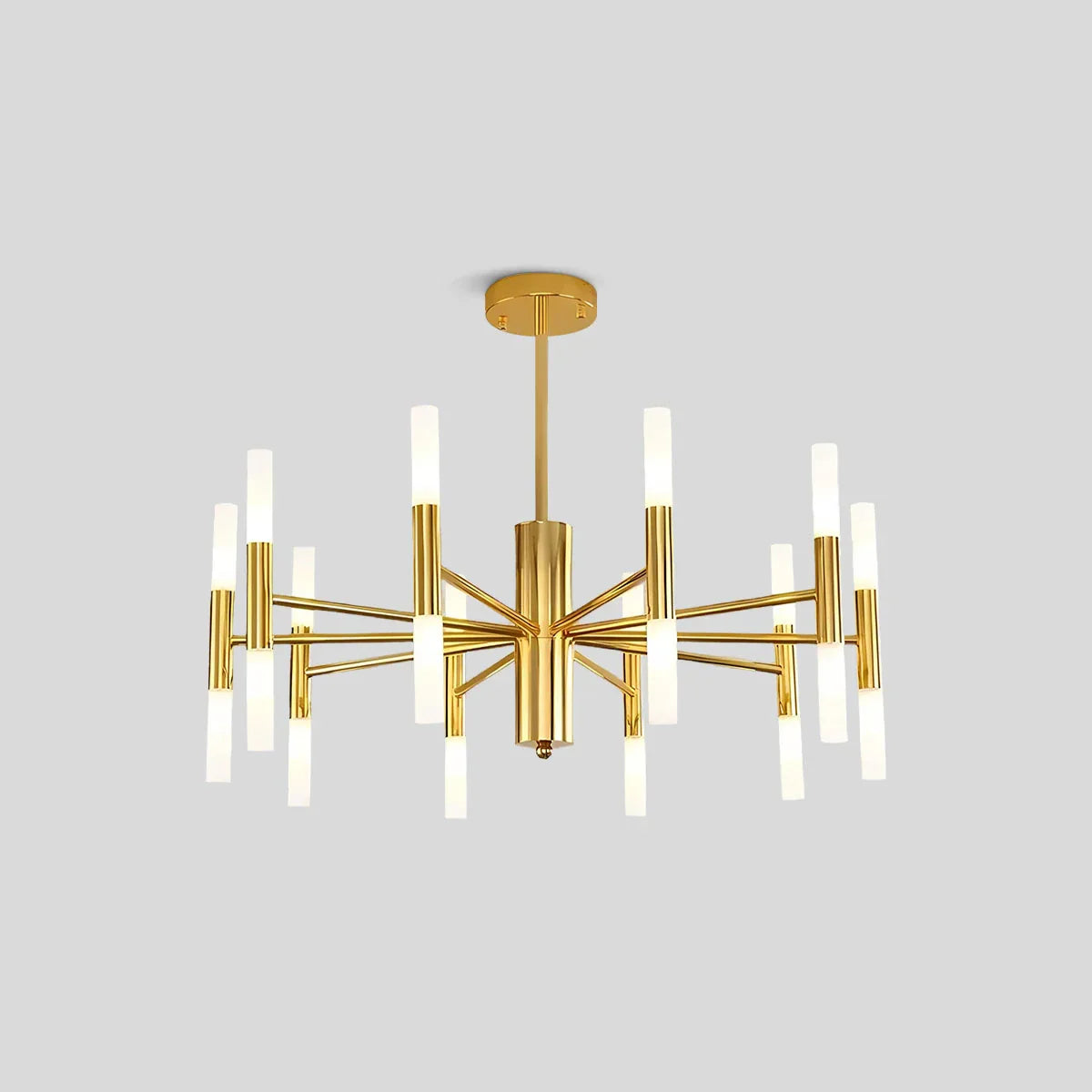 flairel Adjustable Round Tube Chandelier