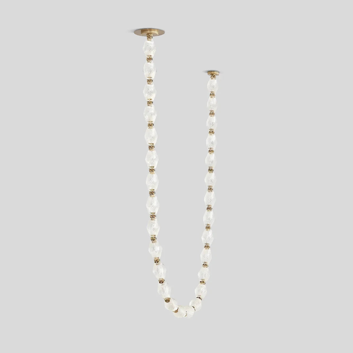flairel Zypheria Art Deco Czech Glass Beaded Chandelier