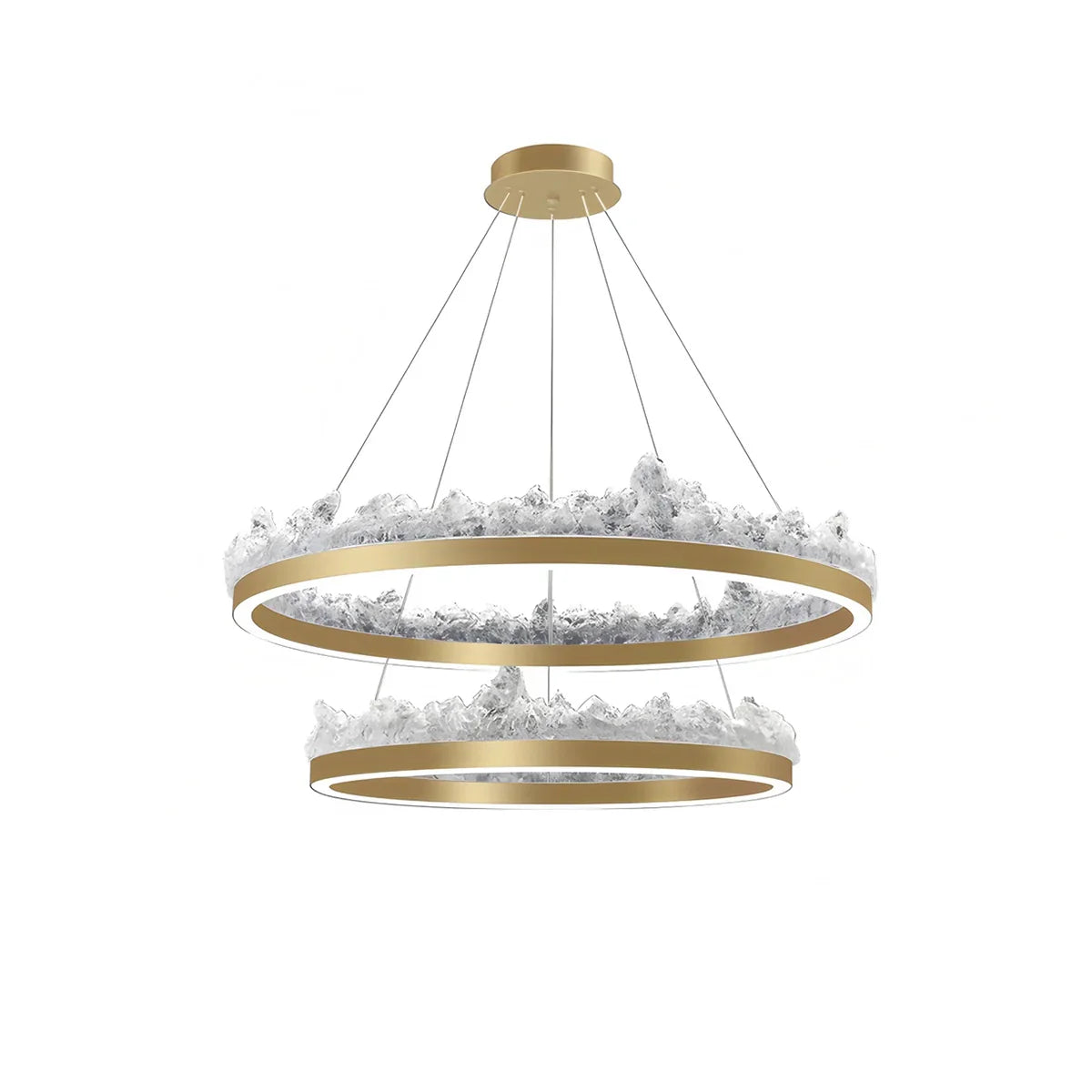 flairel Modern Light Luxury Iceberg Chandelier